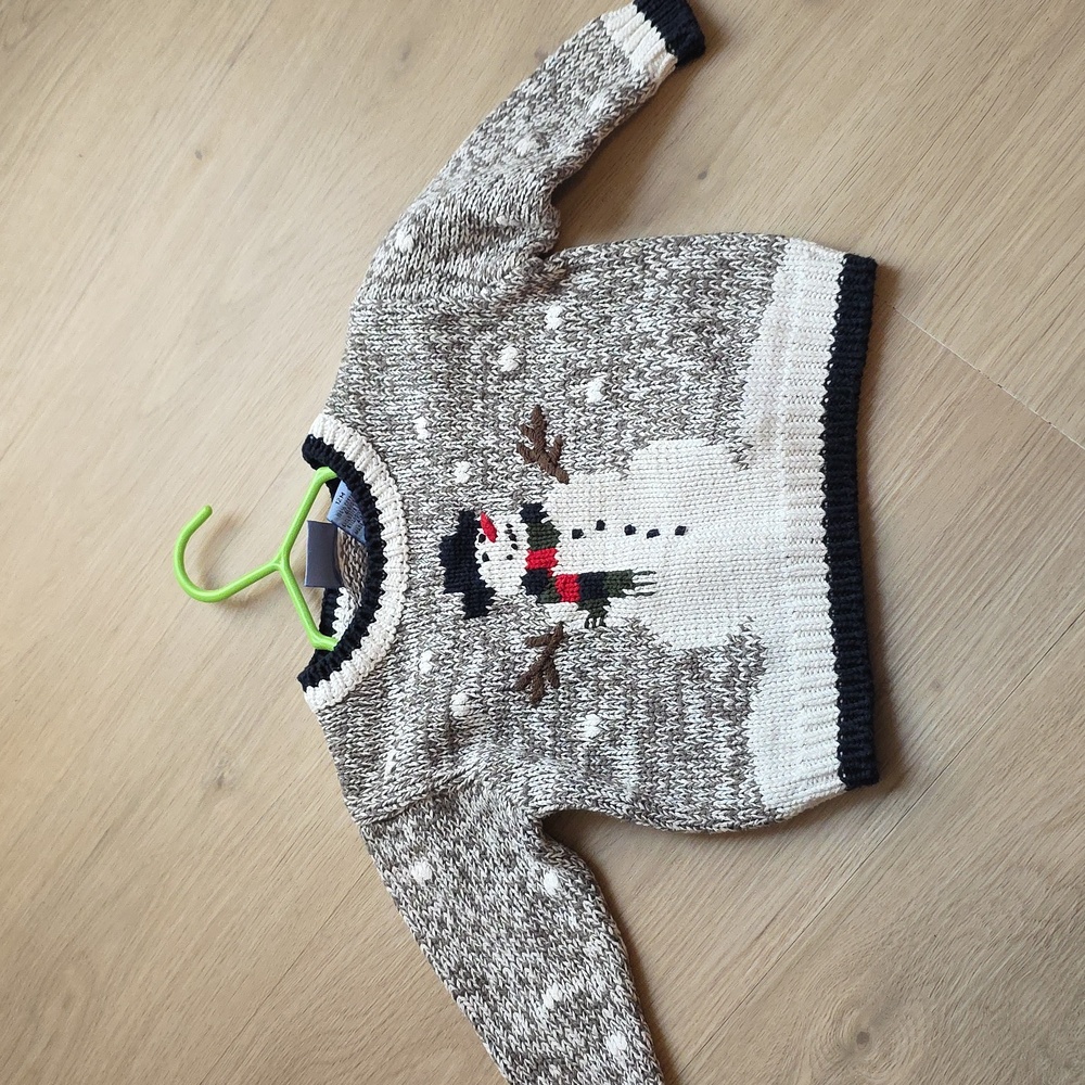 Koala Kids Snowman Crew Neck Sweater Size 12 M